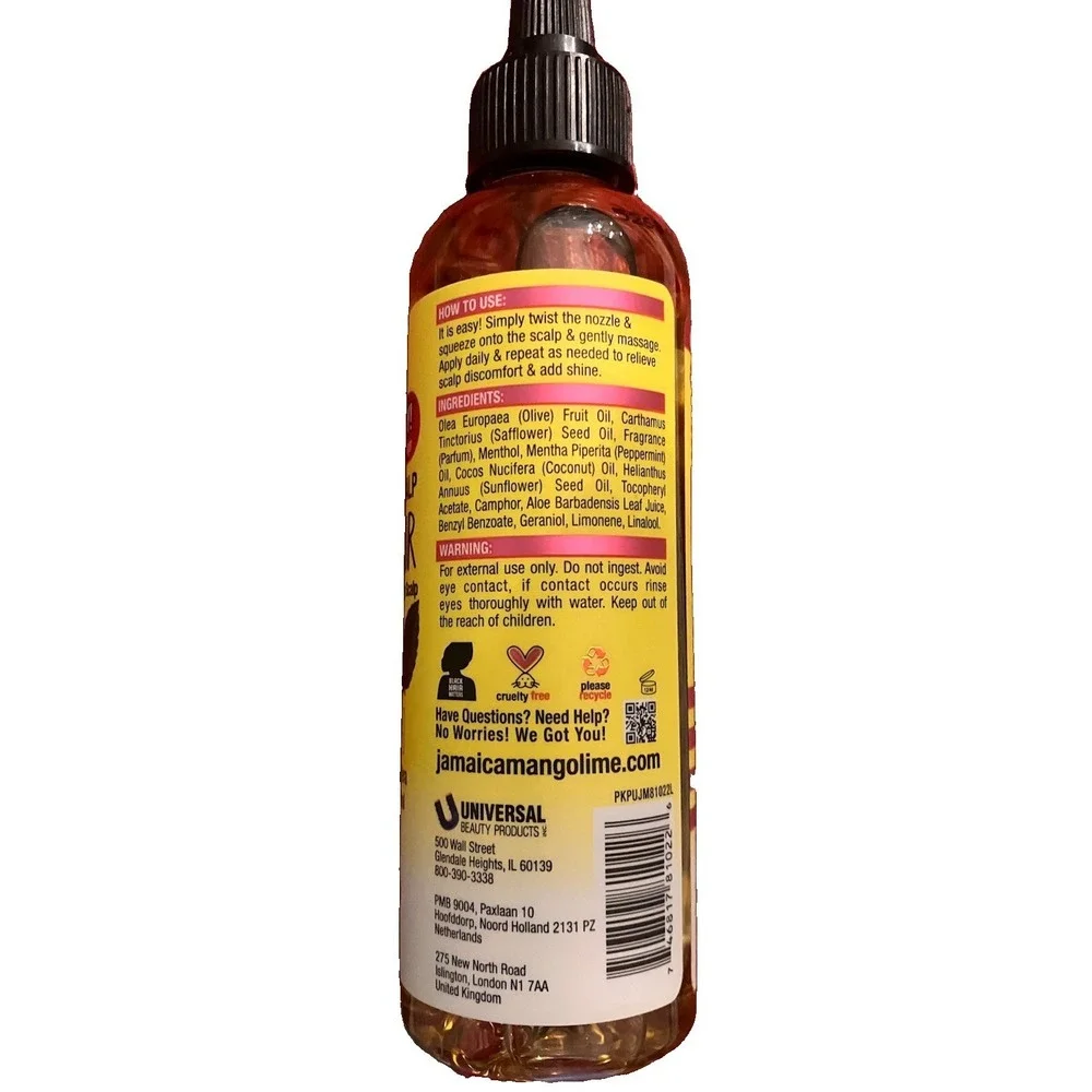 Jamaican Mango & Lime Braid Elixir Anti-Frizz Treatment 4 oz Soothes